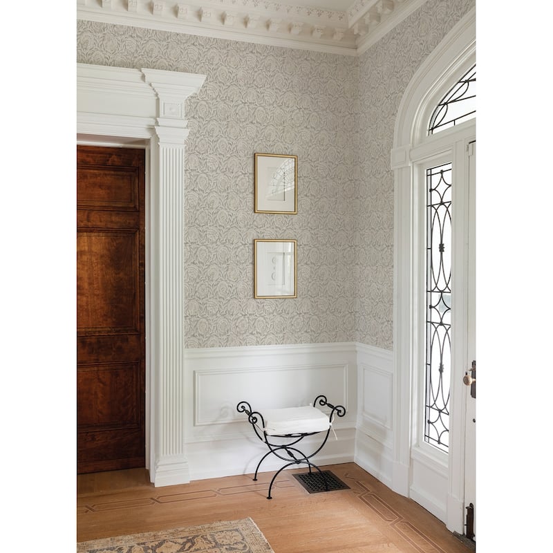 NuWallpaper Nabela Noor Home Aliviya Peppercorn Peel and Stick Wallpaper