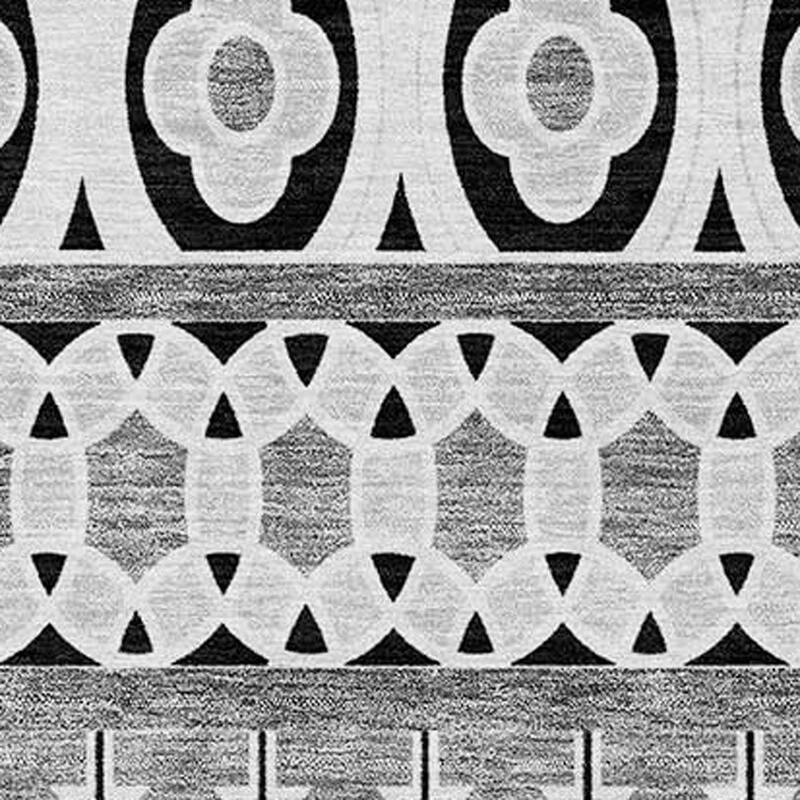 HomeRoots Quatrefoil Transitional Rectangle Outdoor Rug