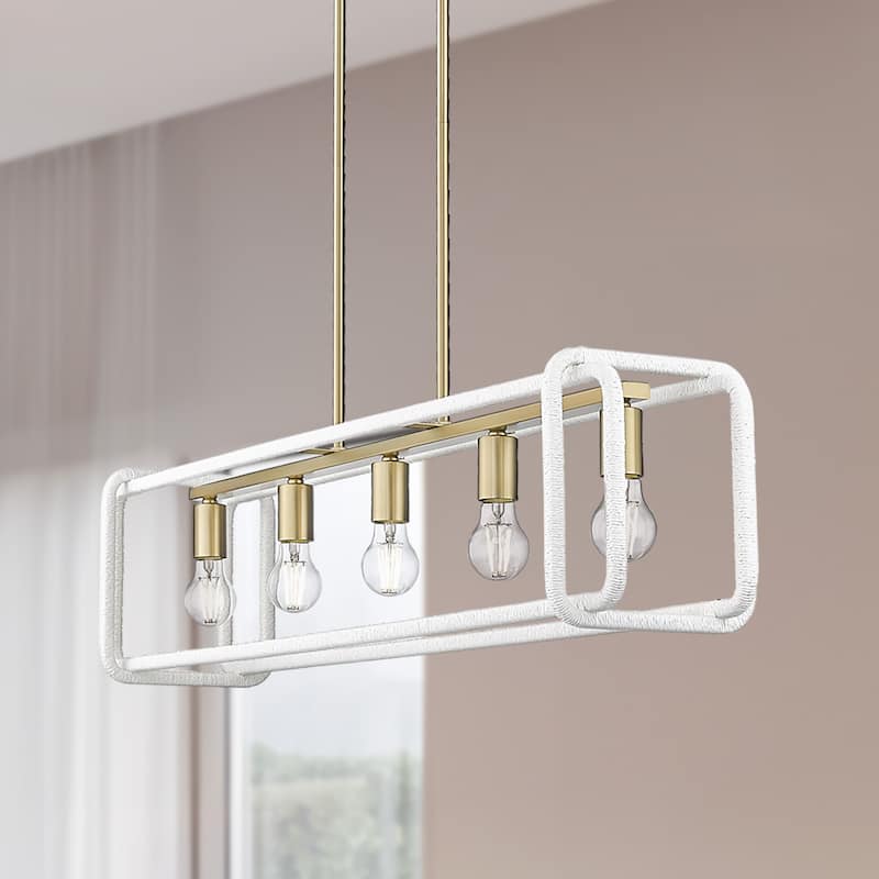 Camden 41.125" Wide 5-Light Linear Pendant