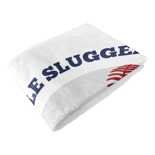 Baseball Collection Boy Baby Monthly Milestone Blanket Red White