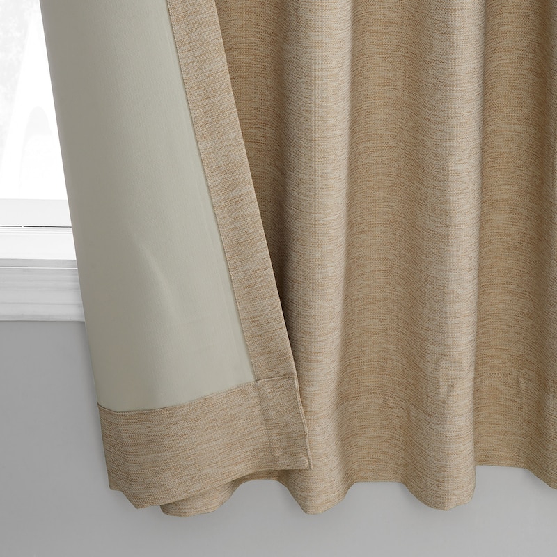 Exclusive Fabrics Bellino 63 In Room Darkening Curtain (1 Panel) - 50 x 63
