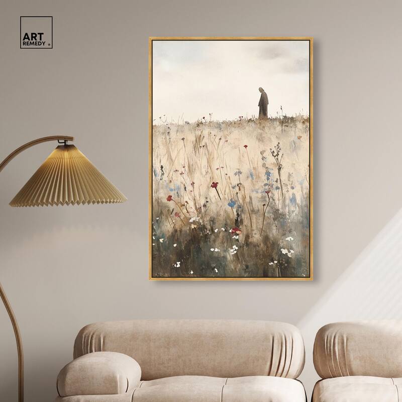 Ambling Monk Canvas by Art Remedy
