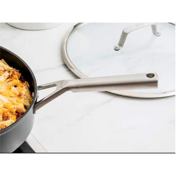 Ninja Foodi NeverStick Premium 5Quart Sauté Pan with Glass Lid, Slate