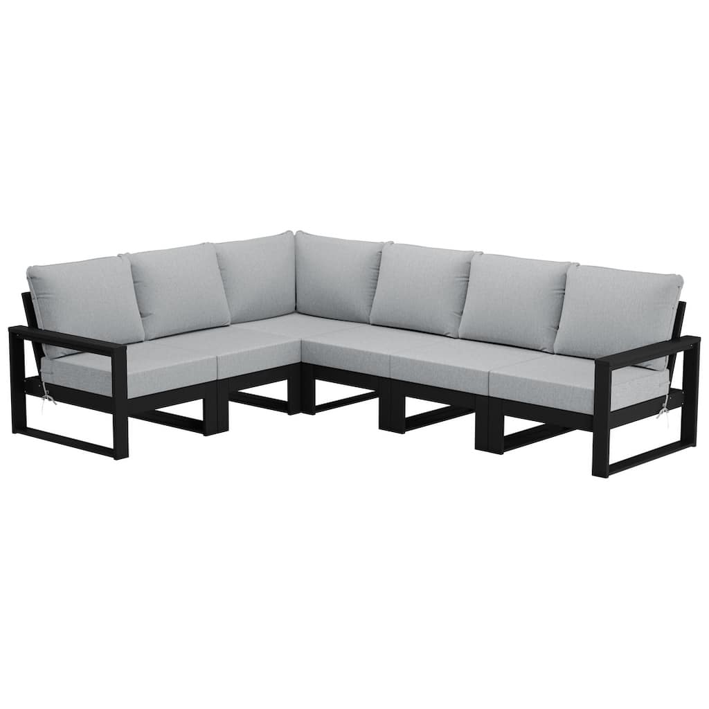 Endless Patio 6-Piece Deep Seating Set with Black Frame