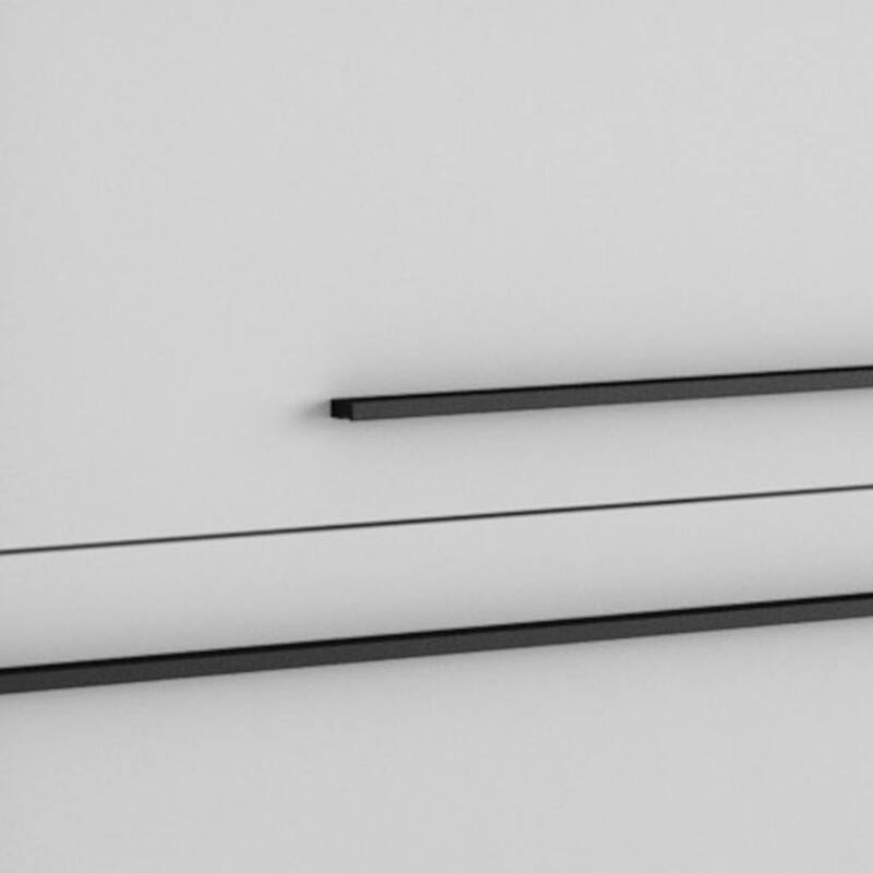 HomeRoots 24" Off White Wood Floating Bathroom Vanity With White Sink And Two Drawers - 24.00 in. x 24.60 in. x 21.60 in.