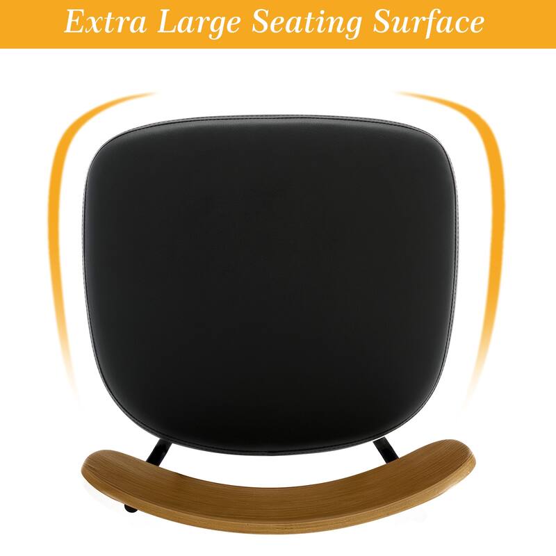 26" Swivel Upholstered Counter Height Bar Stool - 36.4" H x 17.1" W x 20" D
