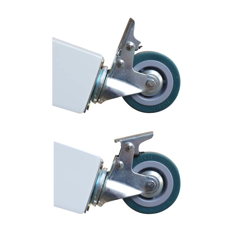 Copper Grove Lakeland Solid Parawood Kitchen Island Cart