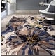 preview thumbnail 9 of 21, World Rug Gallery Modern Bright Flowers Non-Slip Area Rug Multi
