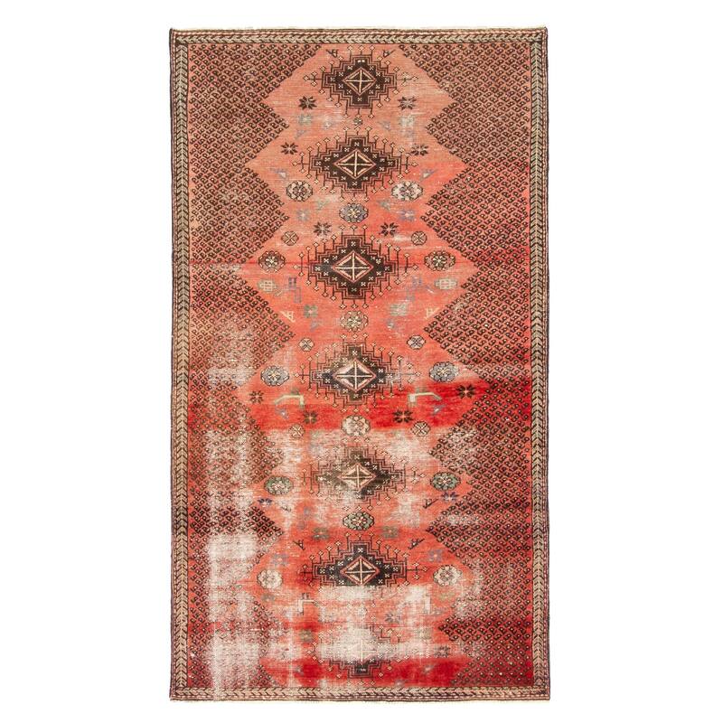 ECARPETGALLERY Hand-knotted Andelz Copper Wool Rug - 3'10 x 6'9
