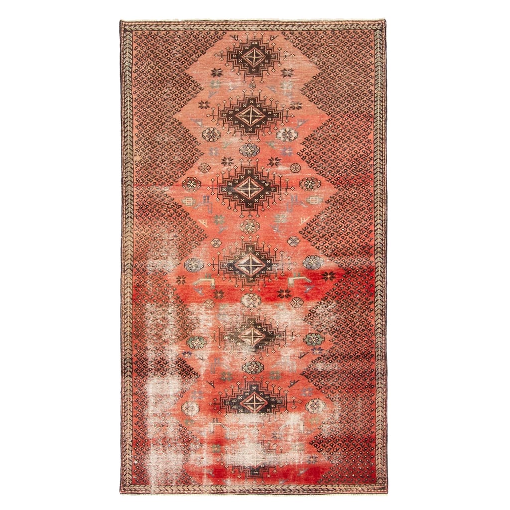 ECARPETGALLERY Hand-knotted Andelz Copper Wool Rug - 3'10 x 6'9