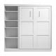 preview thumbnail 69 of 91, Pur Full Murphy Bed with Shelving Unit (84W) by Bestar