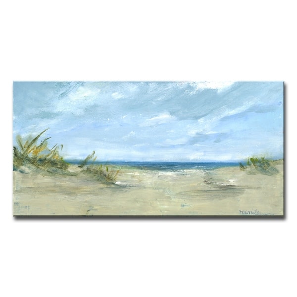 slide 1 of 6, 'Sandy Shores' Wrapped Canvas Wall Art by Dana McMillan