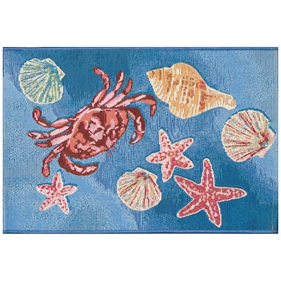 Liora Manne Esencia Shell We Dance Indoor/Outdoor Mat