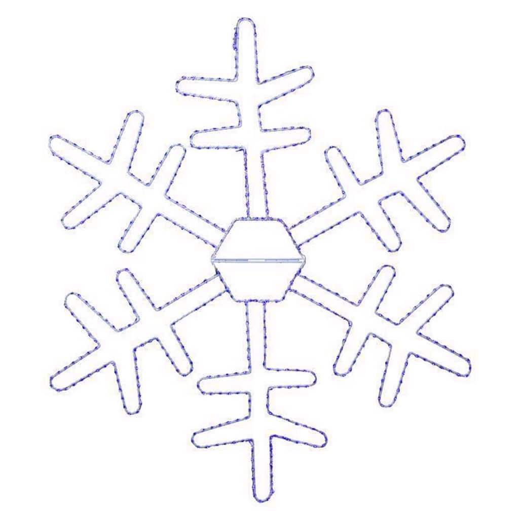 Celebrations LED Blue Snowflake 18 in. Hanging Decor
