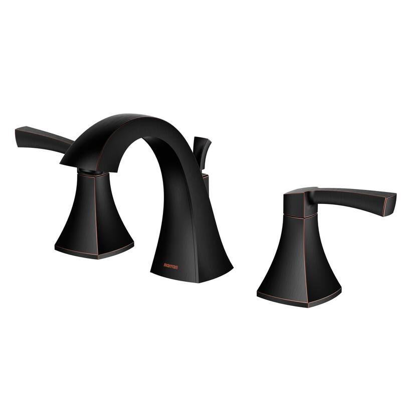 Karran Randburg KBF524 2-Handle Three Hole Widespread Bathroom Faucet with Matching Pop-up Drain