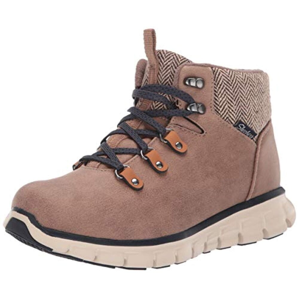 skechers boots beige