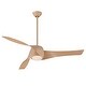 preview thumbnail 10 of 37, Minka Aire Artemis 3 Blade 58 Inch Ceiling Fan With Light Kit