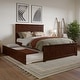 preview thumbnail 2 of 64, Nantucket Solid Wood Platform Bed with Matching Footboard & Twin Trundle