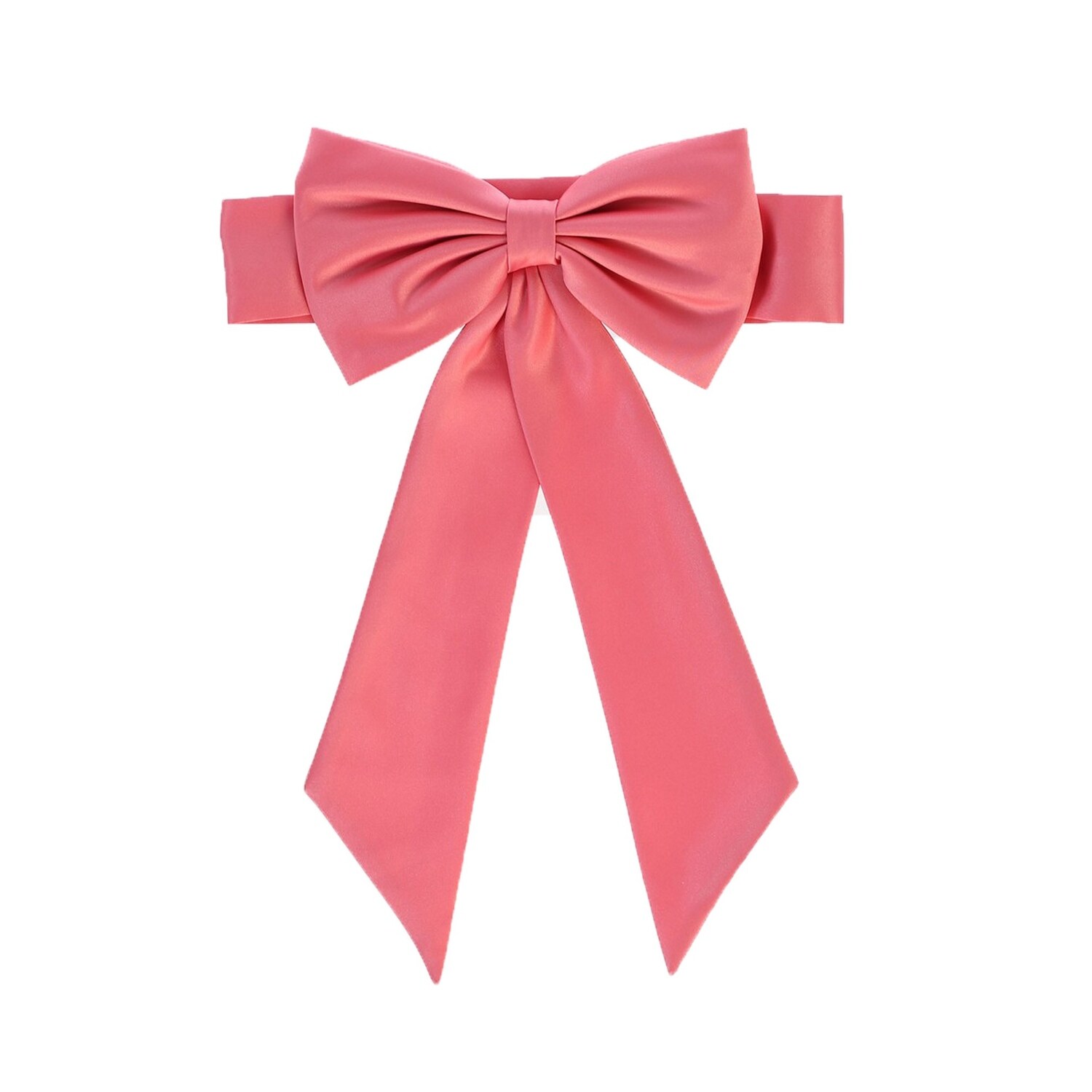 coral satin ribbon