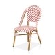 preview thumbnail 70 of 95, Furniture of America Irene French Chevron Wicker Patio Dining Chairs