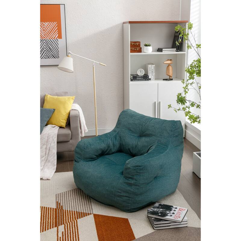 39.37" Bean Bag Chair with Memory Sponge