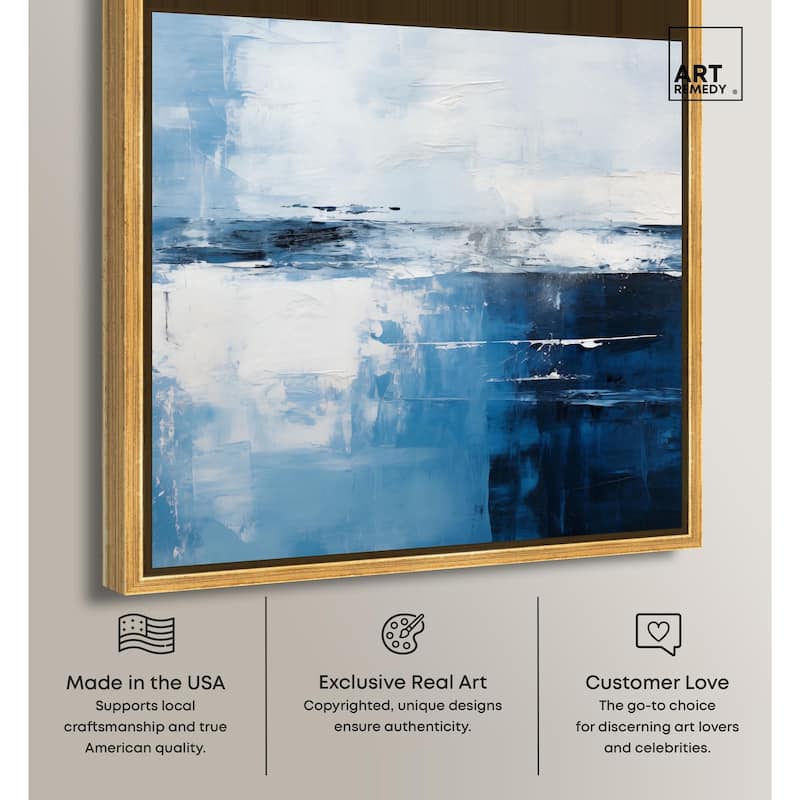 Cool Tones Canvas by Art Remedy