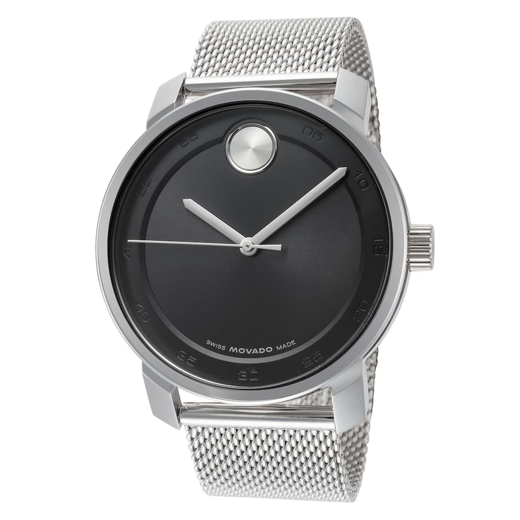 Movado Men's Bold 41mm Quartz Watch 3600958 - Silver - N/A