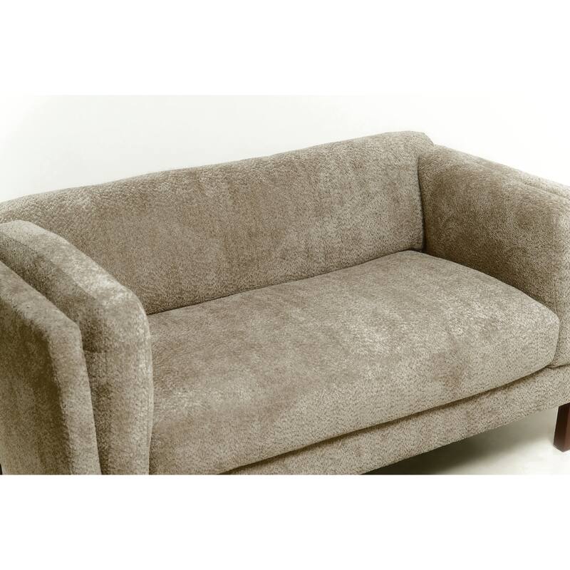 Christopher Knight Home - Chenille Upholstered Loveseat Sofa with Removable Cushion 58.3" Accent Sofa