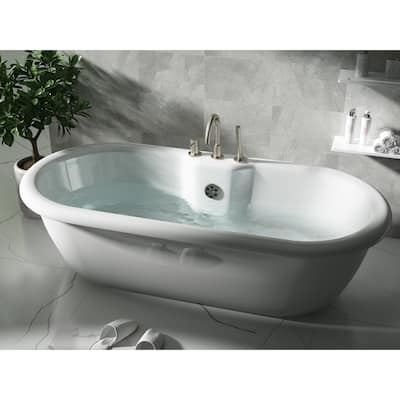 Oxford Modern Deck Mount Bathtub Faucet