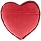 preview thumbnail 4 of 14, Mina Victory Faux Fur Plush Heart Shaped Pillow , ( 18"X18" )