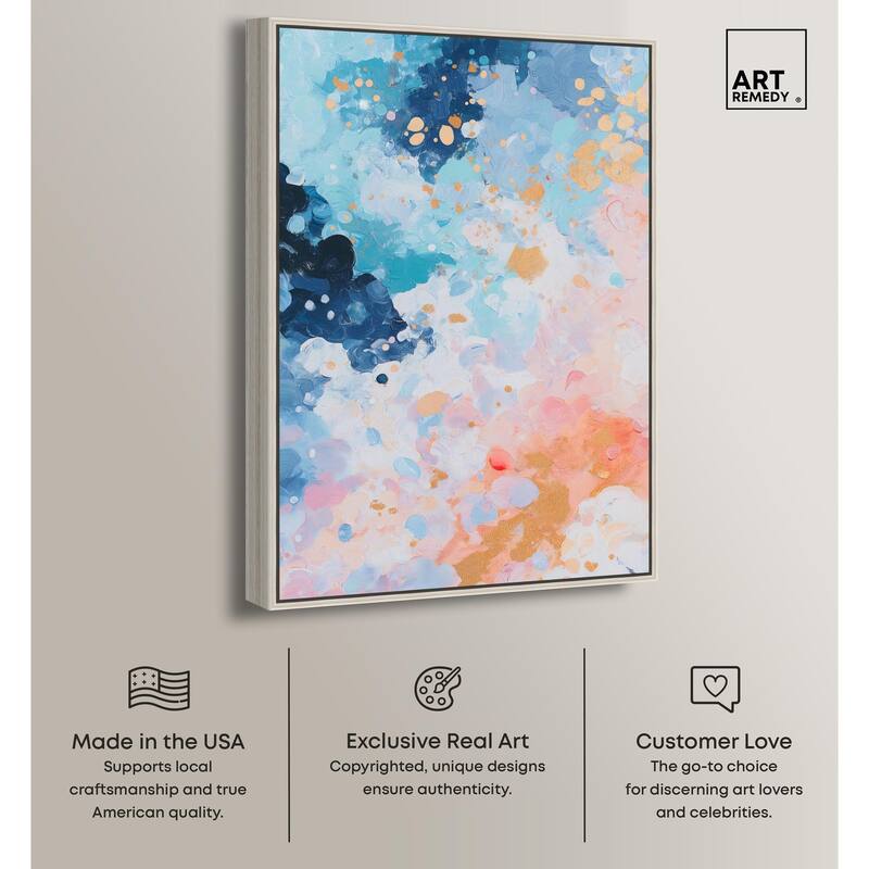 Vibrant Vortex Canvas by Art Remedy