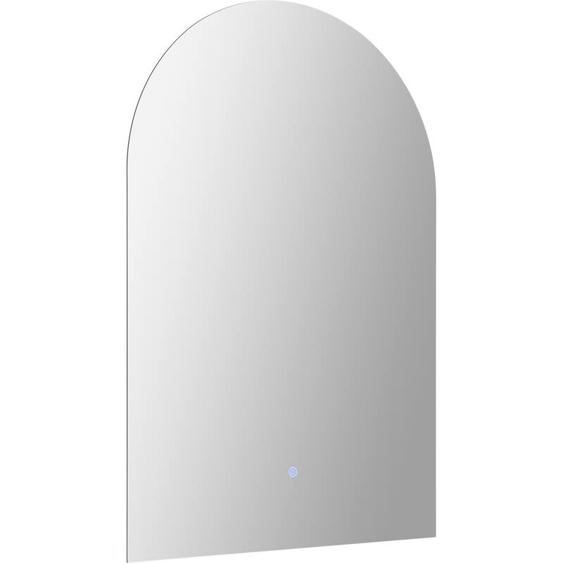 LED Lighted Arch Rectangular Wall Mirror - 36" - Clear