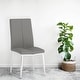 preview thumbnail 20 of 20, Somette Alyssa Side Chair with Chrome Legs (Set of 4)