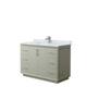 Option Light Green, Nickel Trim, Carrara Marble Top