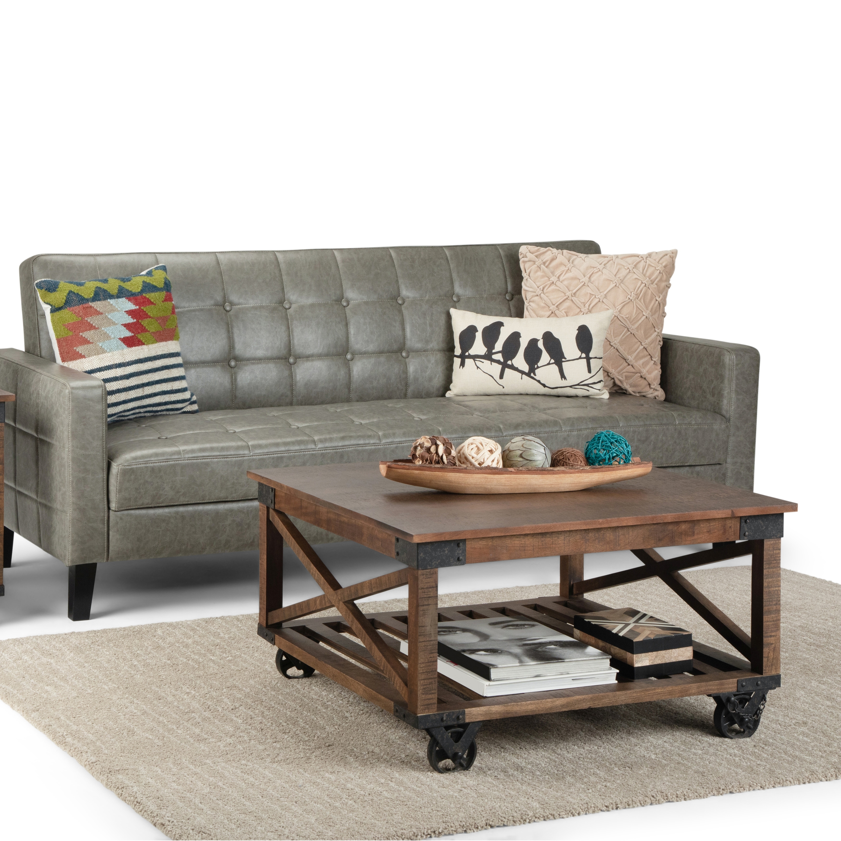 32 inch square sales coffee table