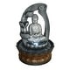 preview thumbnail 8 of 7, Buddha Fountain Indoor Decoration Zen Meditation Tabletop Waterfall