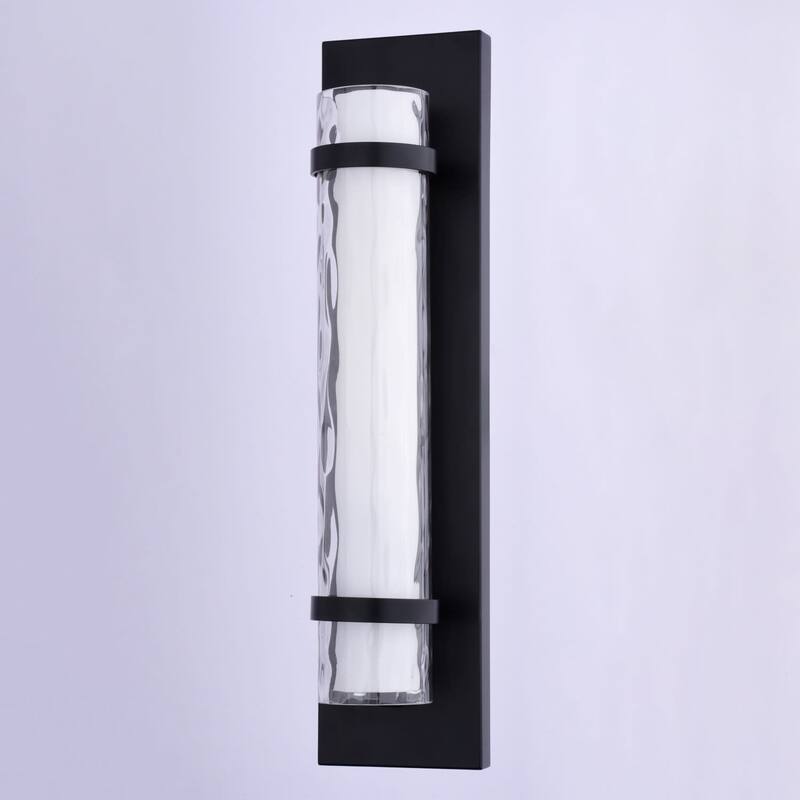 Vaxcel Lighting Vilo Single Light 4" Wide Bathroom Sconce with Glass