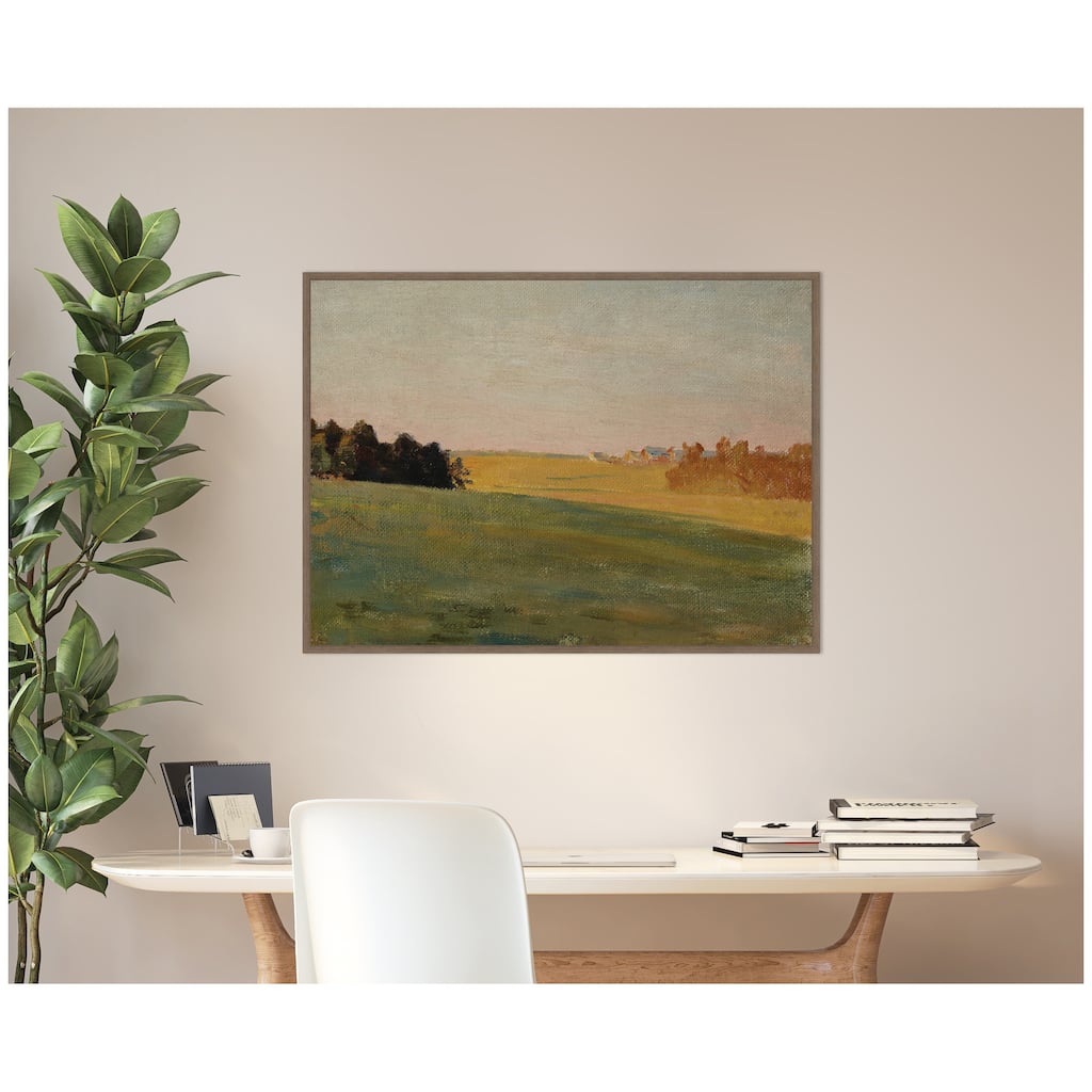 Kate and Laurel Evening 1910 Jan Ciaglinski by Nostalgia Prints Framed Canvas Wall Art Print