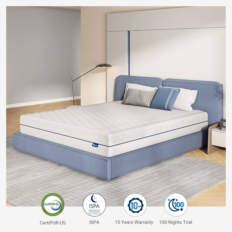 Avenco 8 Inch Gel Memory Foam Mattress in a Box