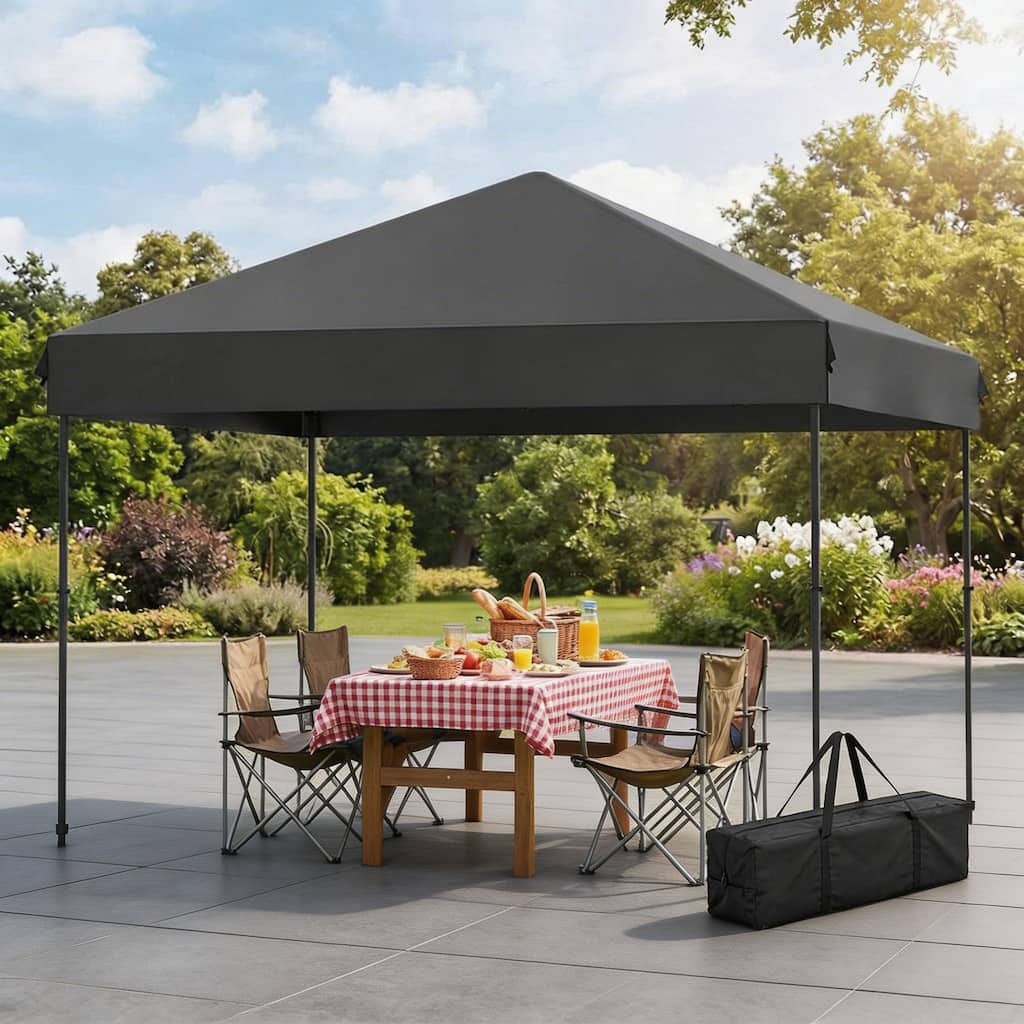 Folding Pop Up Canopy Tent, Height Adjustable