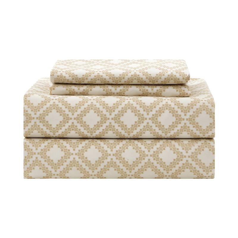 Nanshing Meryl 7 Piece Contemporary Geometric Quilt Set