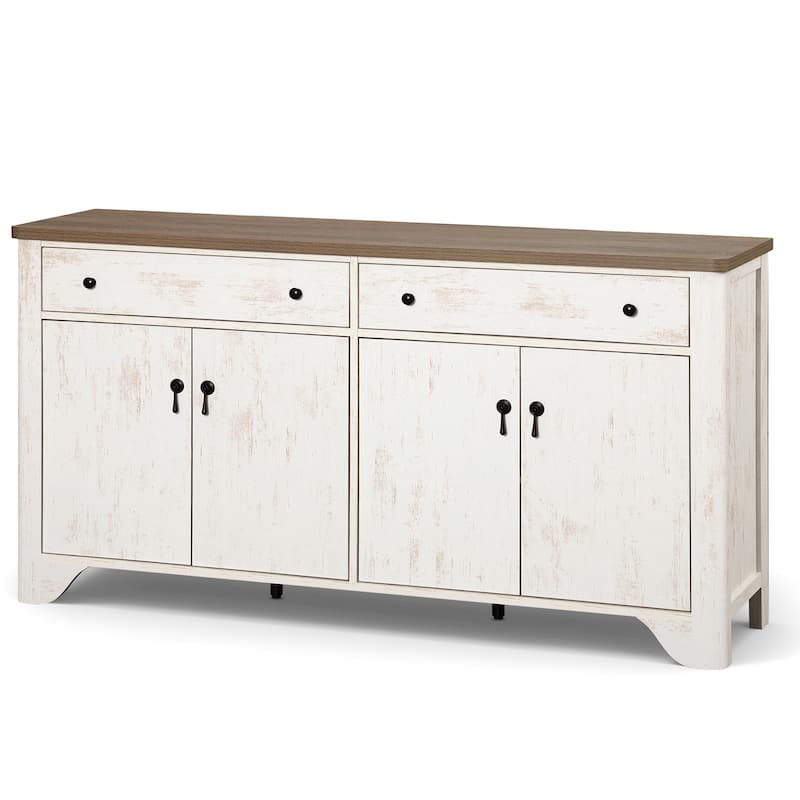 WAMPAT Large Sideboard Buffet Cabinet with Storage, 59"