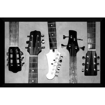 "Guitar Head I" by Katrina Craven Print on Acrylic