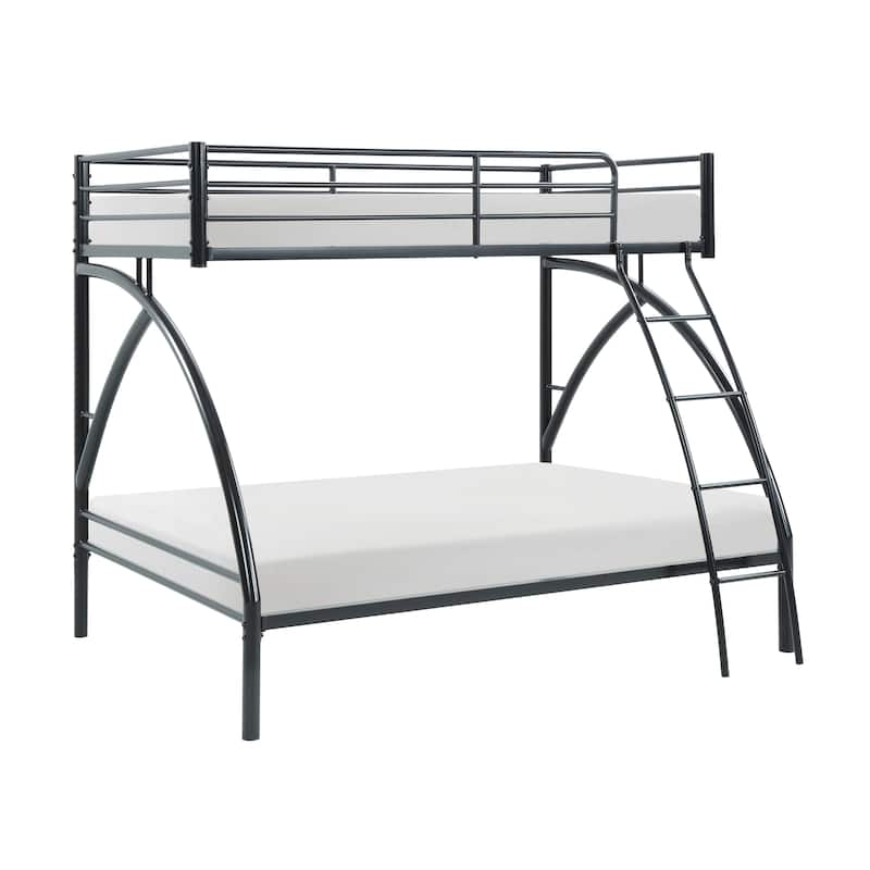 Blake Twin over Full Metal Bunk Bed - Black