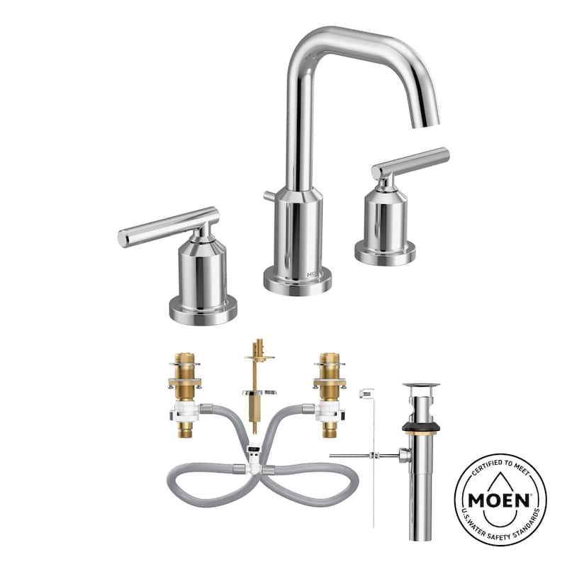 Moen TV6142 Gibson 1.2 GPM Widespread Bathroom Faucet with Rough-in