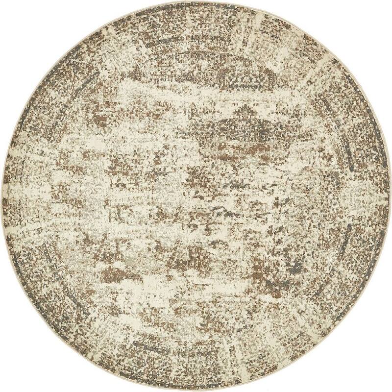 Contemporary Daisy Collection Area Rug