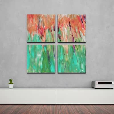 Ready2HangArt 'Abstract Landscape' 4-Pc Canvas Wall Art Set