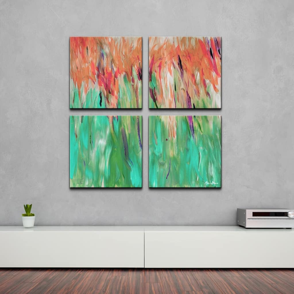 Ready2HangArt 'Abstract Landscape' 4-Pc Canvas Wall Art Set