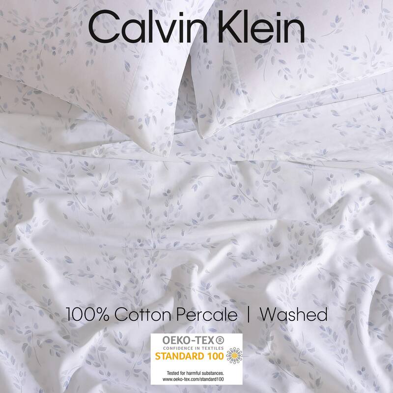 Calvin Klein Printed Cotton Sateen Sheet Sets