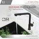 preview thumbnail 12 of 55, STYLISH Kitchen Sink Faucet Single Handle Pull Down Dual Mode in Stainless Steel